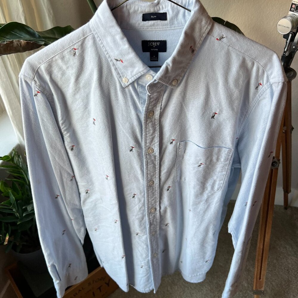 J. Crew Pelican Casual Button-down